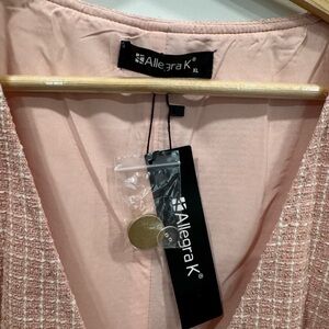 Allegra K Pink Midi Dress